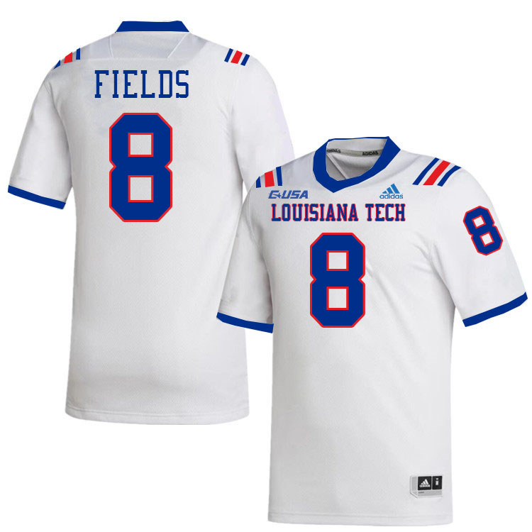 Jacob Fields Louisiana Tech Jersey,LA Tech Bulldogs Football Jerseys,Uniforms,Gears-White